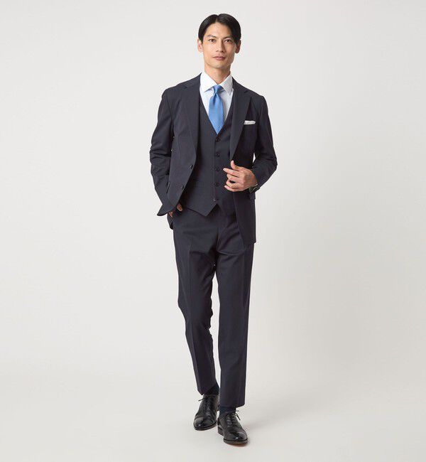 UNITED ARROWS green label relaxing「A+ TWPU サージ スリム アジャスター セットアップパンツ -ウォッシャブル・ストレッチ-」|スーツ|