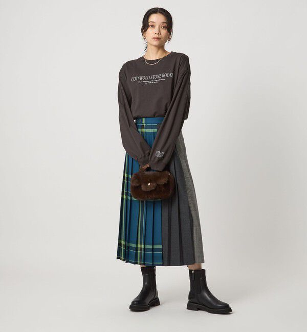 UNITED ARROWS green label relaxing「ロゴ ロングスリーブ Tシャツ」|Tシャツ・カットソー|