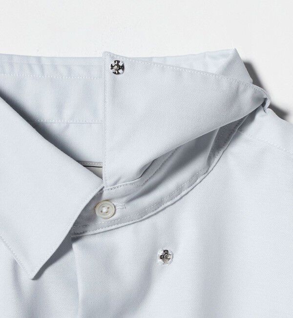 UNITED ARROWS green label relaxing「エブリット コットンオックス ソリッド スナップ ボタンダウン シャツ -イージーアイロン-」|シャツ・ブラウス|