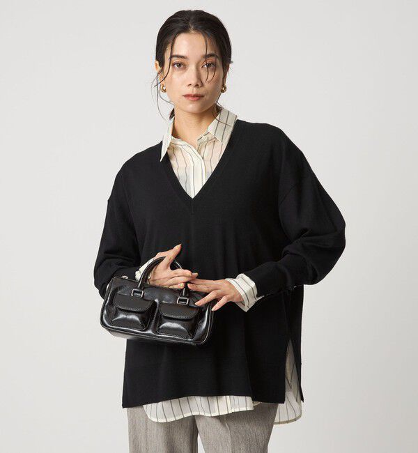 UNITED ARROWS green label relaxing「エブリニット Vネック ウォッシャブル」|ニット・セーター|