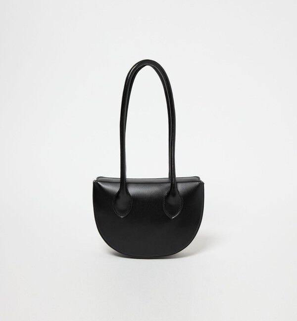 EMMEL REFINES「＜EMMEL REFINES＞EM ハーフムーン フラップ ショルダーバッグ」|ショルダー・メッセンジャー|BLACK