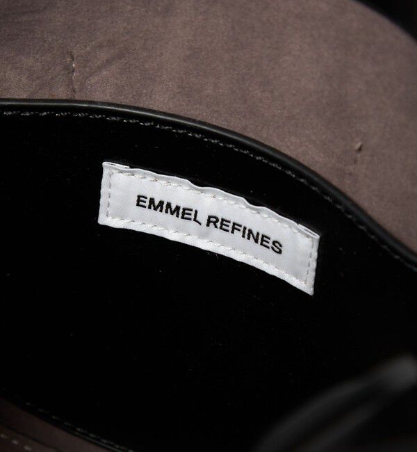 EMMEL REFINES「＜EMMEL REFINES＞EM ハーフムーン フラップ ショルダーバッグ」|ショルダー・メッセンジャー|