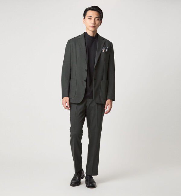 UNITED ARROWS green label relaxing「A+ TW カラーギャバ 2B スタンダード 2P ジャケット -ウォッシャブル・ストレッチ-」|テーラードジャケット|