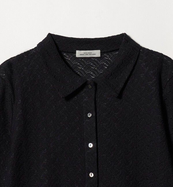 UNITED ARROWS green label relaxing「レース ポロプルオーバー」|Tシャツ・カットソー|