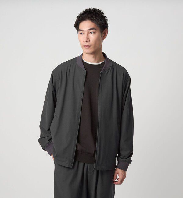 UNITED ARROWS green label relaxing「FREELITCH リブ ブルゾン -ストレッチ-」|ブルゾン・スタジャン|