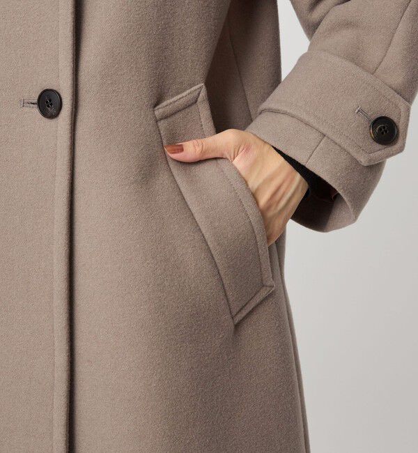 UNITED ARROWS green label relaxing「［size SHORT/TALLあり］SENTDALE WOOL スタンドカラー ロング コート」|その他|