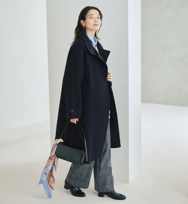 UNITED ARROWS green label relaxing「［size SHORT/TALLあり］SENTDALE WOOL スタンドカラー ロング コート」|その他|