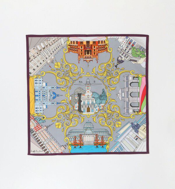 UNITED ARROWS green label relaxing「＜Dieffe Kinloch＞コットン プリント ハンカチ」|ハンカチ|