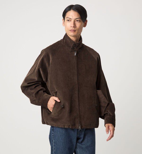UNITED ARROWS green label relaxing「【別注】＜BARACUTA＞GLR コーデュロイ G4 ドライバーズジャケット ブルゾン」|ブルゾン・スタジャン|