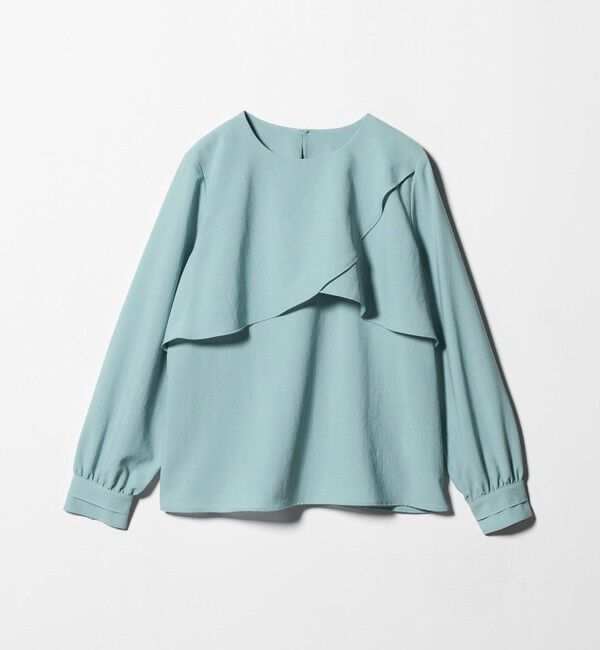 UNITED ARROWS green label relaxing「ケープ ロングスリーブ ブラウス」|シャツ・ブラウス|