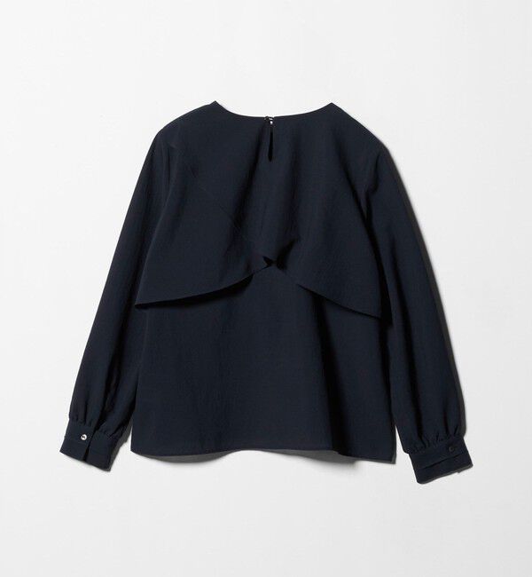UNITED ARROWS green label relaxing「ケープ ロングスリーブ ブラウス」|シャツ・ブラウス|