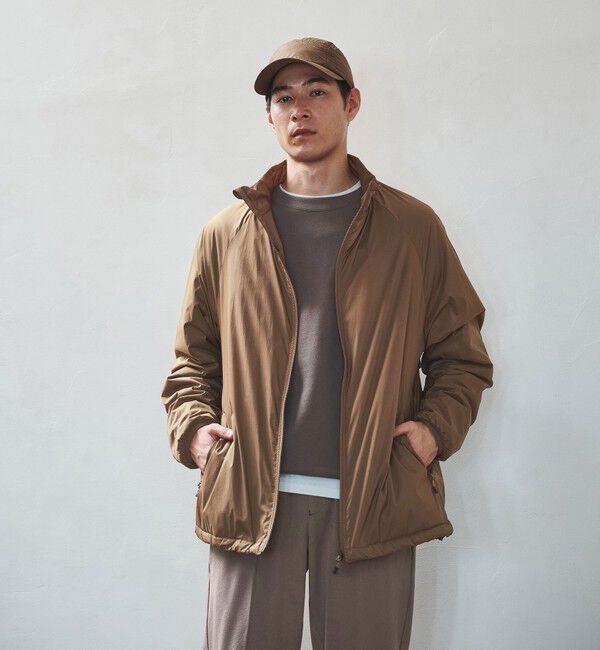 UNITED ARROWS green label relaxing「【別注】＜DAIWA＞PERTEX スタンドネック ブルゾン ジャケット」|ブルゾン・スタジャン|DK.BROWN
