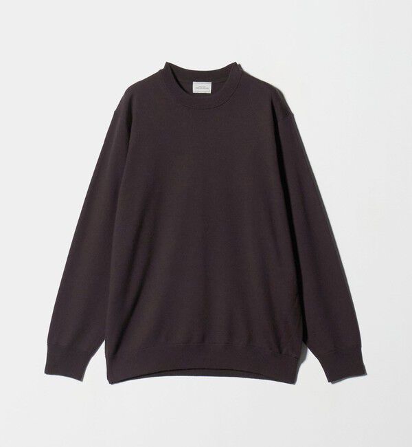 UNITED ARROWS green label relaxing「Super 120's ハイゲージ クルーネック ニット」|ニット・セーター|