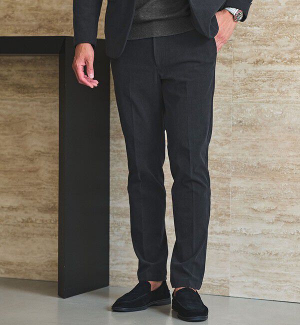 UNITED ARROWS green label relaxing「【WEB限定】JUST fit コーデュロイ ナロー セットアップ -ストレッチ-」|テーラードジャケット|