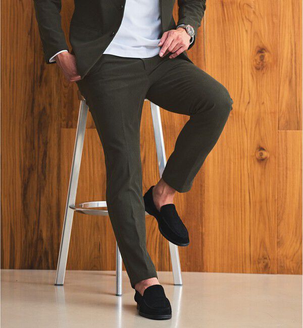 UNITED ARROWS green label relaxing「【WEB限定】JUST fit コーデュロイ ナロー セットアップ -ストレッチ-」|テーラードジャケット|