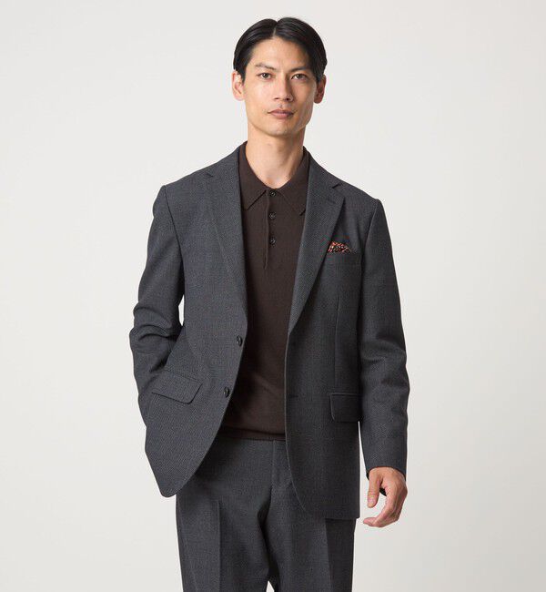 UNITED ARROWS green label relaxing「Super 120's ハイゲージ ニット ポロシャツ」|ニット・セーター|