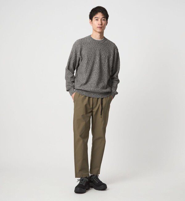 UNITED ARROWS green label relaxing「ジグザグ ミックス クルーネック ニット」|ニット・セーター|