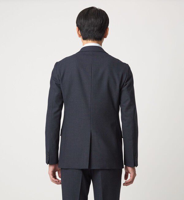 UNITED ARROWS green label relaxing「A+ TWPU バーズアイ 2B スリム ジャケット -ウォッシャブル・ストレッチ-」|テーラードジャケット|