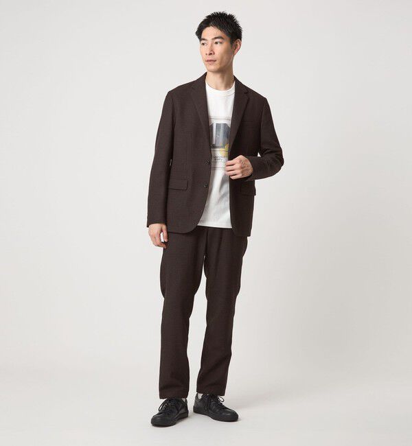 UNITED ARROWS green label relaxing「ウォッシャブル ホームスパン ナロー ユーティリティパンツ S1 -ストレッチ-」|スラックス|
