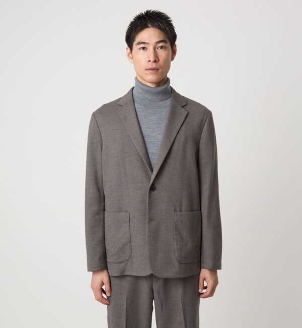 UNITED ARROWS green label relaxing「ウォッシャブル フラノ ツイル リラックス ジャケット -ストレッチ-」|テーラードジャケット|