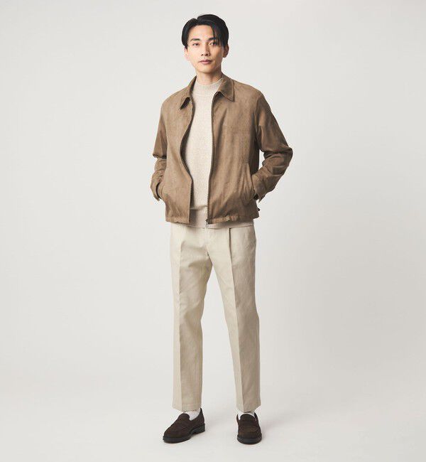 UNITED ARROWS green label relaxing「DC ポリエステル スエードライク ブルゾン」|ブルゾン・スタジャン|