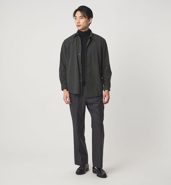 UNITED ARROWS green label relaxing「DC ポリエステル コーデュロイ オーバー シャツ」|シャツ・ブラウス|
