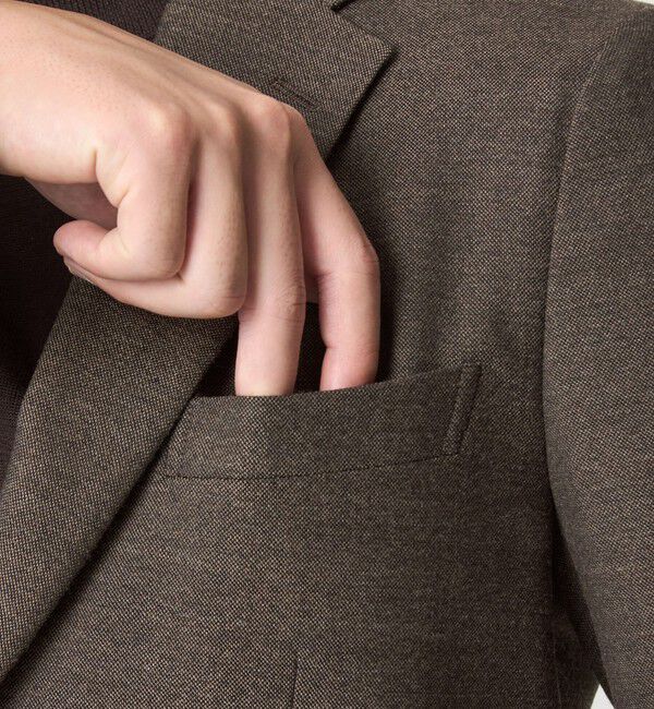 UNITED ARROWS green label relaxing「A+ TWPU ホームスパン 2B スタンダード ジャケット -ウォッシャブル・ストレッチ-」|テーラードジャケット|