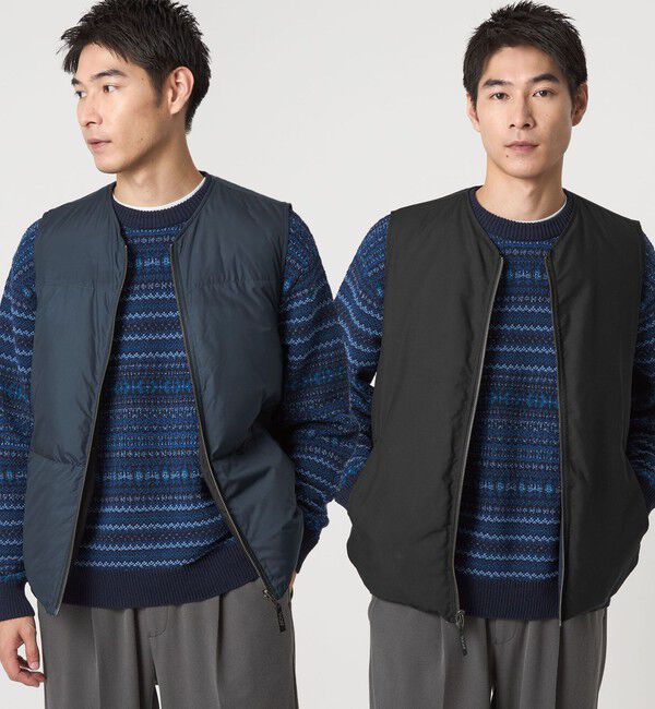 UNITED ARROWS green label relaxing「【別注】＜TAION＞ドライバーズ リバーシブル ダウン ベスト」|ダウン|