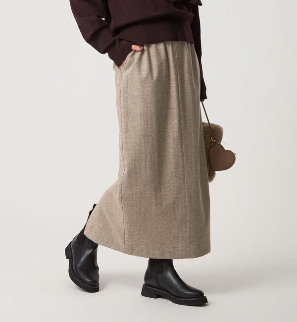 UNITED ARROWS green label relaxing「［size SHORTあり］ライト サキソニー タイト スカート ウォッシャブル」|タイト|