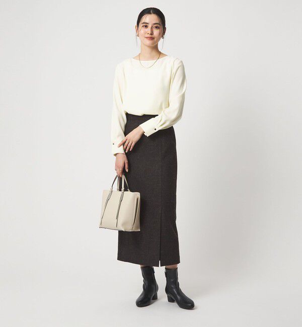 UNITED ARROWS green label relaxing「クルーネック ブラウス」|シャツ・ブラウス|