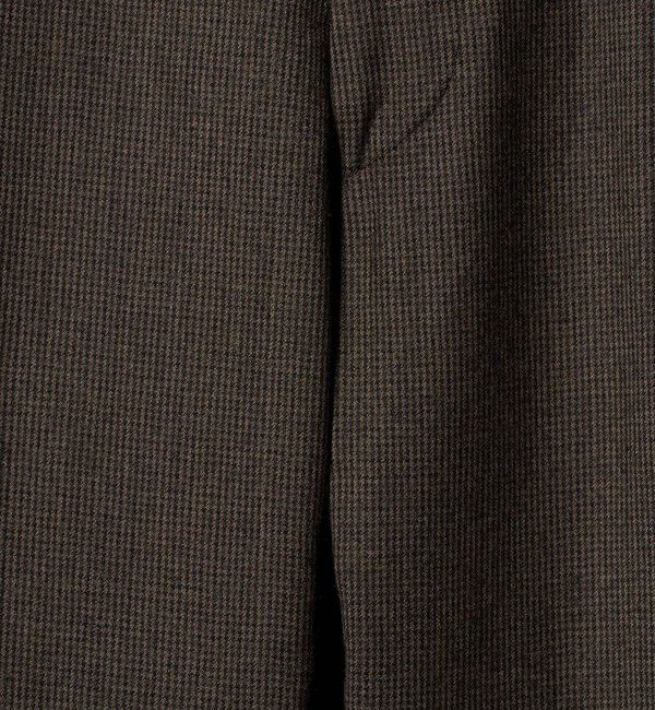 UNITED ARROWS green label relaxing「GLR CLOTH フラノ柄 アジャスター スラックス -ストレッチ-」|スラックス|