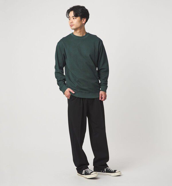 UNITED ARROWS green label relaxing「ミラノ リブ ダブルフェイス クルーネック カットソー」|Tシャツ・カットソー|