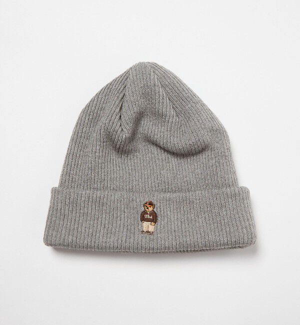 UNITED ARROWS green label relaxing「【別注】＜ROSTER BEAR&times;INFIELDER DESIGN＞ニットキャップ」|ニット帽|