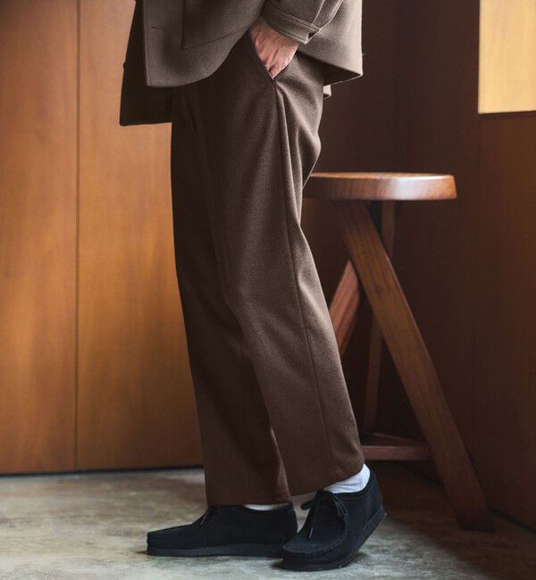 UNITED ARROWS green label relaxing「WONDER CLOTH ワイド ユーティリティ―パンツ イージーパンツ W2 -ストレッチ-」|その他|DK.BROWN