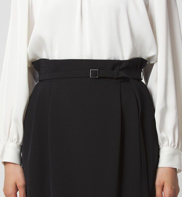 UNITED ARROWS green label relaxing「［size SHORTあり］パウドレ ベルト付き タイト スカート ウォッシャブル ストレッチ」|タイト|