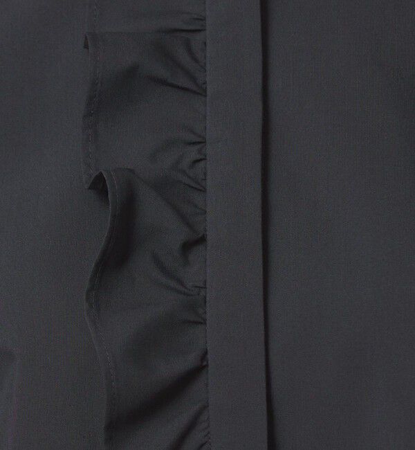 UNITED ARROWS green label relaxing「フリル ディテール ブラウス マシンウォッシャブル UVカット」|シャツ・ブラウス|