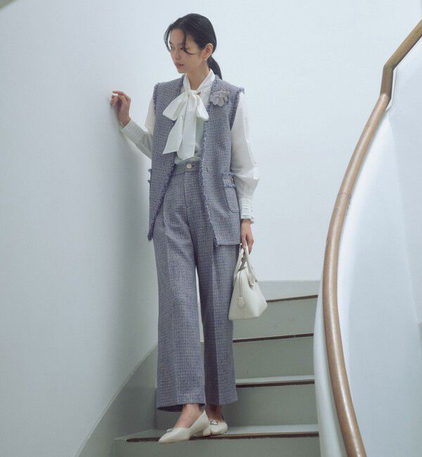 UNITED ARROWS green label relaxing「ライト ツイードライク パンツ」|その他|