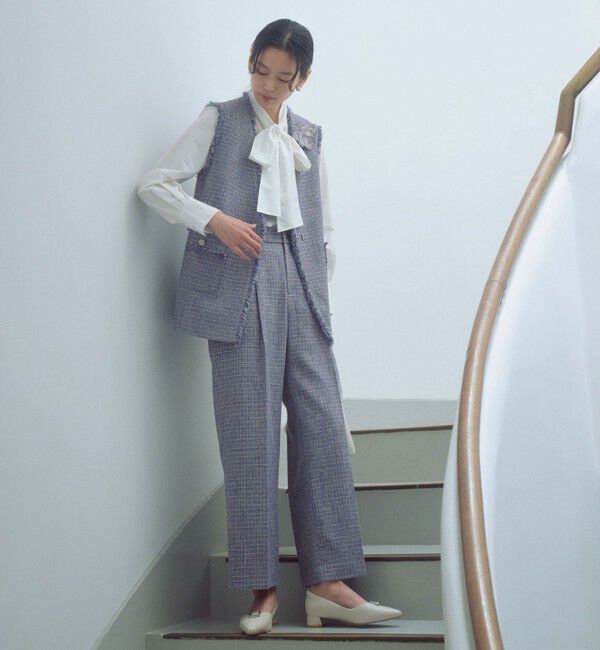 UNITED ARROWS green label relaxing「ライト ツイードライク パンツ」|その他|