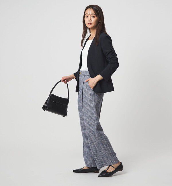 UNITED ARROWS green label relaxing「ライト ツイードライク パンツ」|その他|