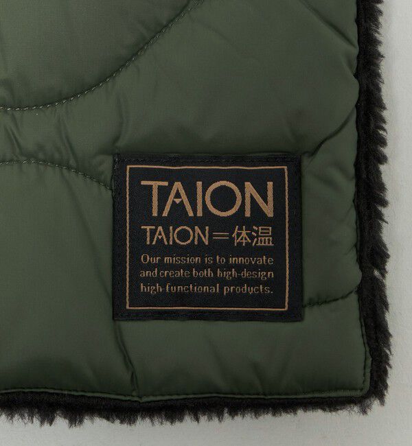 UNITED ARROWS green label relaxing「＜TAION＞ミリタリー リバーシブル ダウンマフラー」|マフラー|