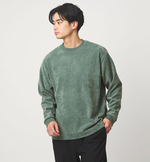 UNITED ARROWS green label relaxing「モール カノコ クルーネック カットソー」|Tシャツ・カットソー|TURQUOISE