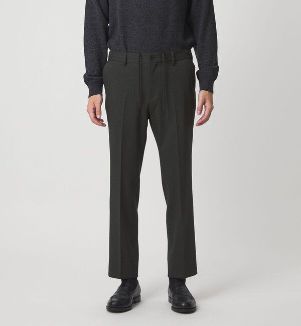 UNITED ARROWS green label relaxing「A+ ポリエステルツイード スタンダード イージー スラックス -ウォッシャブル・ストレッチ-」|スラックス|