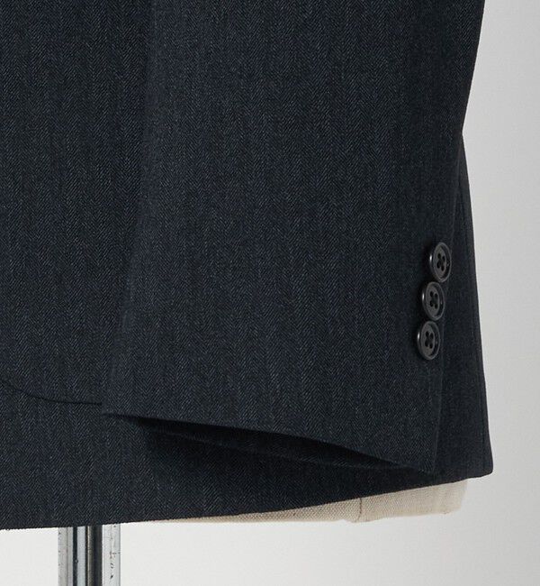 UNITED ARROWS green label relaxing「A+ ポリエステルツイード 2B スタンダード 2P ジャケット -ウォッシャブル・ストレッチ-」|テーラードジャケット|
