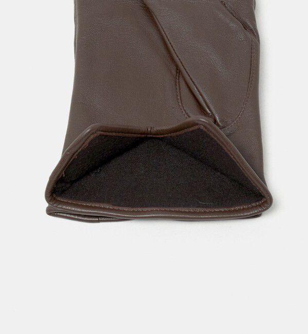UNITED ARROWS green label relaxing「ラムレザー H/PIQUE グローブ -タッチパネル対応-」|手袋|