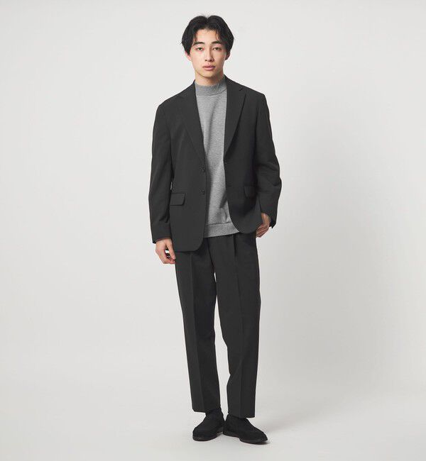 UNITED ARROWS green label relaxing「メランジ ダンボール モックネック カットソー」|Tシャツ・カットソー|