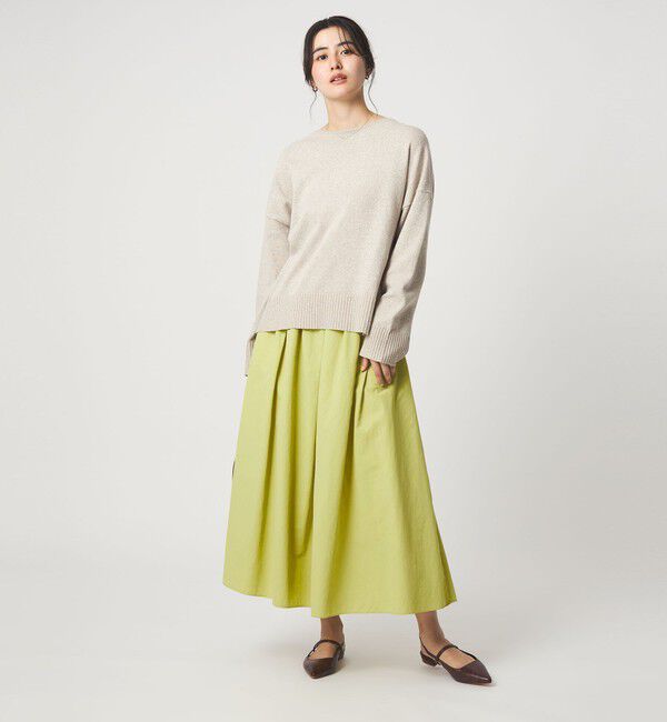 UNITED ARROWS green label relaxing「タック フレア スカート 2」|フレア|