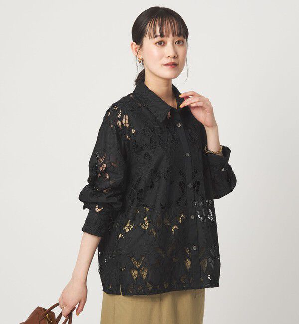 UNITED ARROWS green label relaxing「レース シャツ」|シャツ・ブラウス|