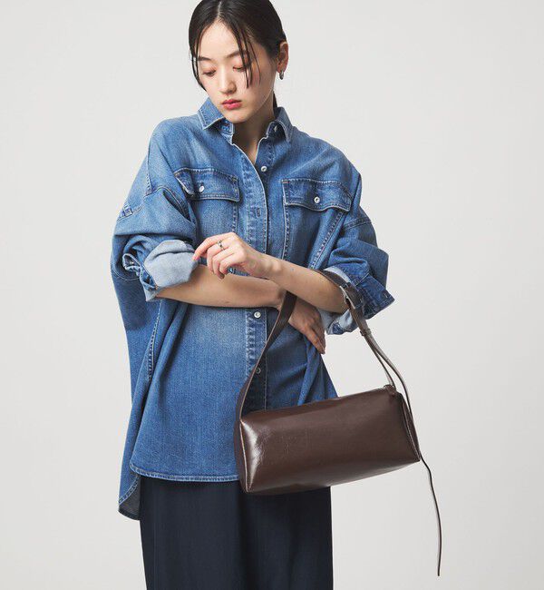 UNITED ARROWS green label relaxing「スクエア ワイドショルダー バッグ」|ショルダー・メッセンジャー|