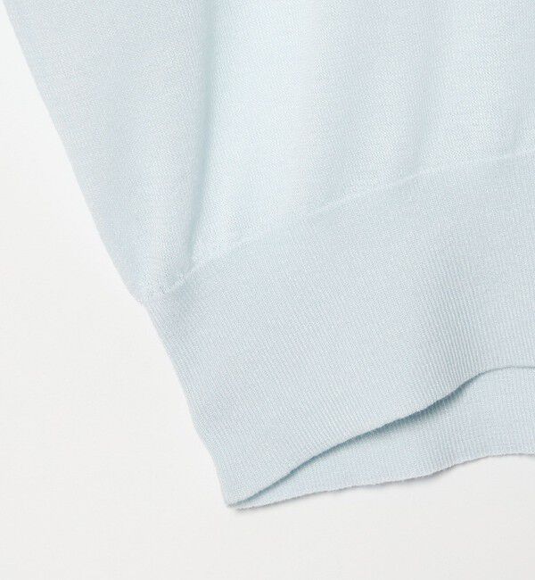 UNITED ARROWS green label relaxing「【WEB限定】＜at ease＞バイカラー シアー ニット プルオーバー」|ニット・セーター|