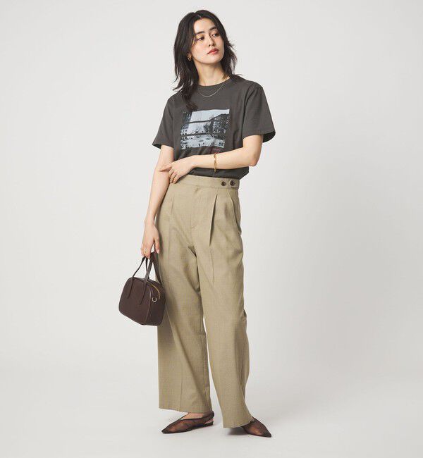 UNITED ARROWS green label relaxing「コラージュ フォト ショートスリーブ Tシャツ」|Tシャツ・カットソー|